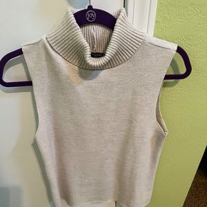 Zara Sleveless Turtleneck Sweater